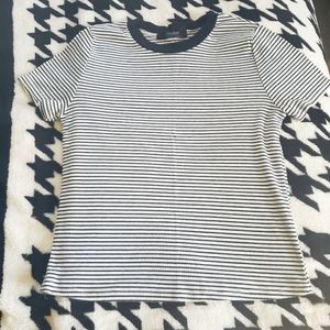 Shop Priceless  medium black white crop top